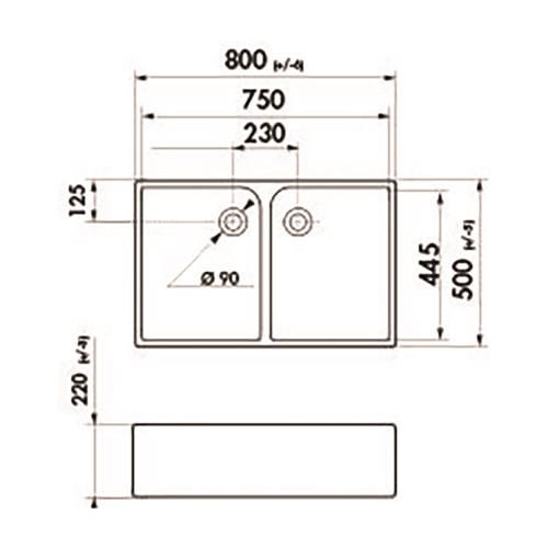 03-CLOTAIRE-II - Chambord Fireclay Butler Sink